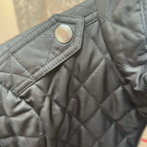Burberry Black Quilted Women's Jacket Size Medium - Picture 9 of 10